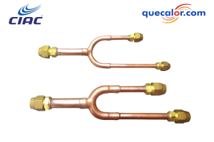 Branch Tipo Cabezal De 2 Salidas, Header 1 A 2, Modelo CIACDXFQT2-02.